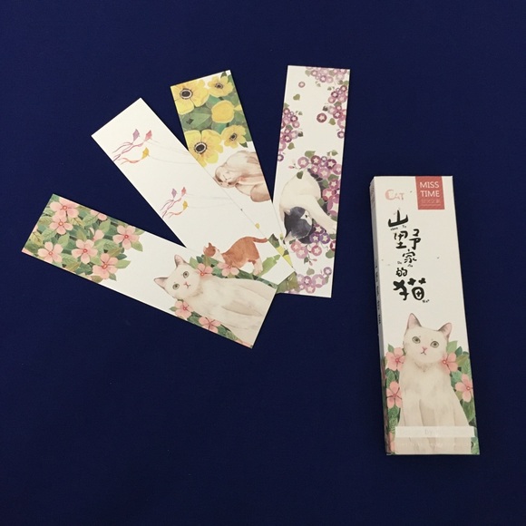 Kawaii Cat Kitten Bookmarks 30pc. Set - Picture 2 of 6